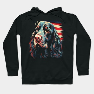 Patriotic Field Spaniel Hoodie